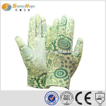 sunnyhope NYLON PU COATED GRIP SAFETY WORK GLOVES